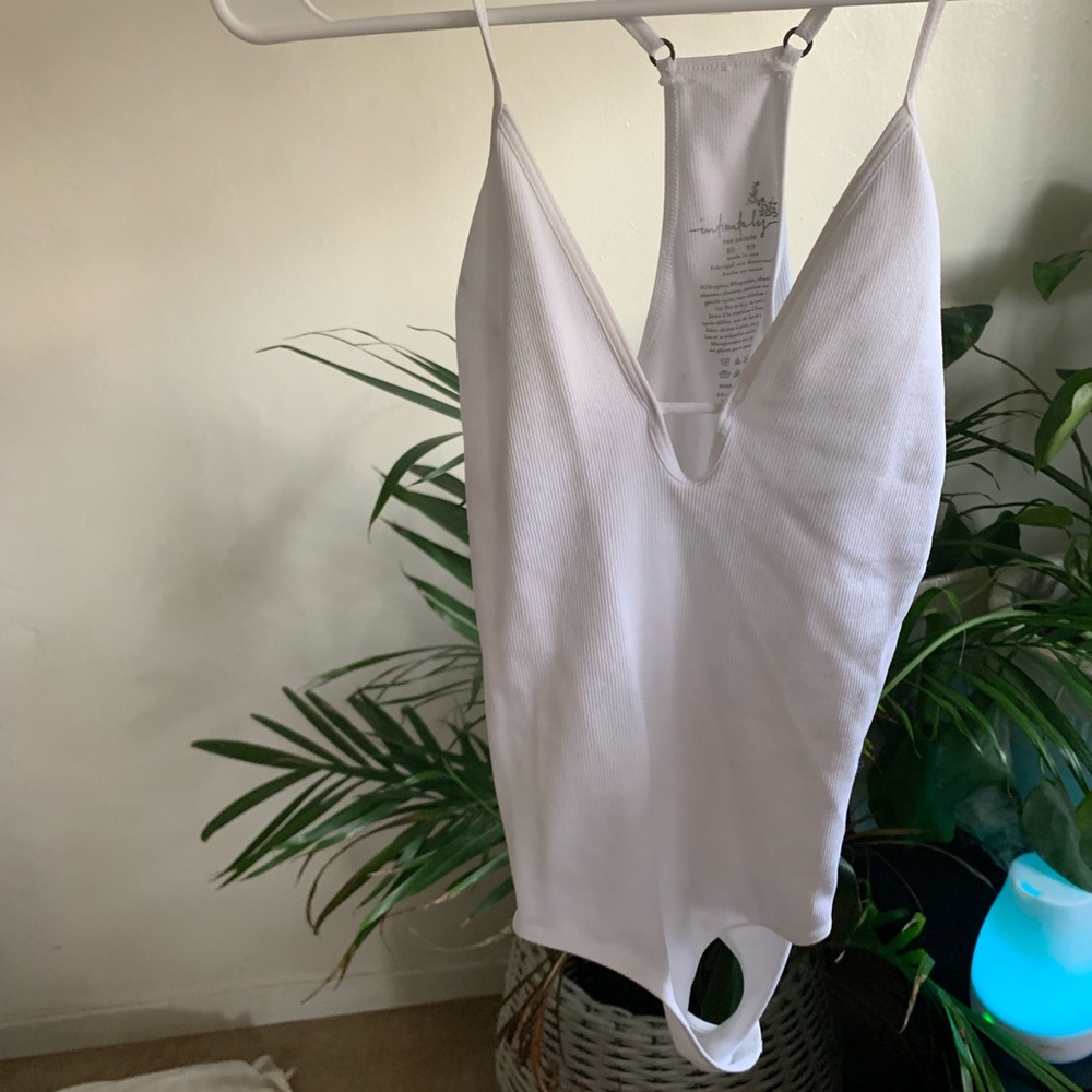 Free people white body suit